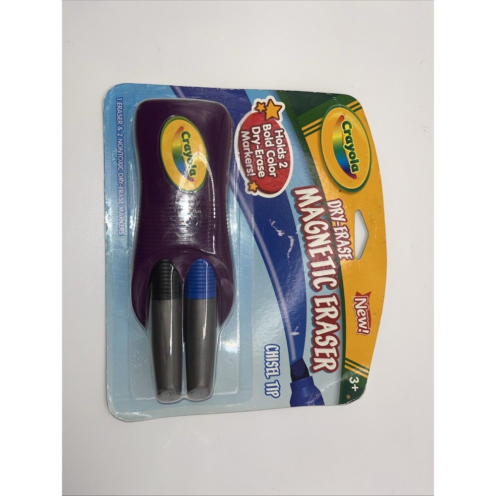 Crayola Dry Erase Magnetic Eraser Chisel Tip